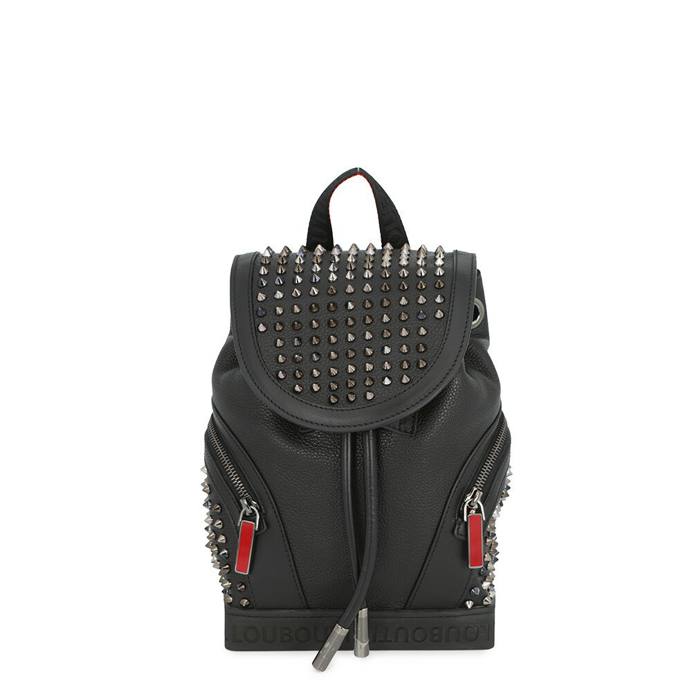 Rakuten - クリスチャン・ルブタン リュック エクスプローラーファンク スタッズ バックパック スモール 3215038 Christian Louboutin 黒 2way 【安心保証】 【中古】 クリスチャン・ルブタン バッグ Christian Louboutin BAG