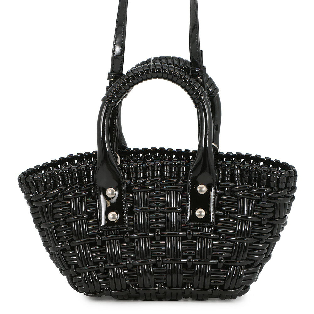 Rakuten - バレンシアガ ハンドバッグ ビストロXXS パテント 678028 BALENCIAGA 2wayショルダーバッグ 黒 【安心保証】 【中古】 バレンシアガ バッグ BALENCIAGA BAG