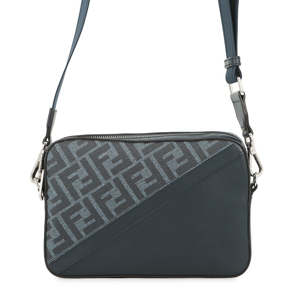 Rakuten - フェンディ ショルダーバッグ ダイアゴナル カメラケース ズッカ柄 レザー/PVC 7M0286 FENDI 【中古】 フェンディ バッグ メンズ FENDI BAG