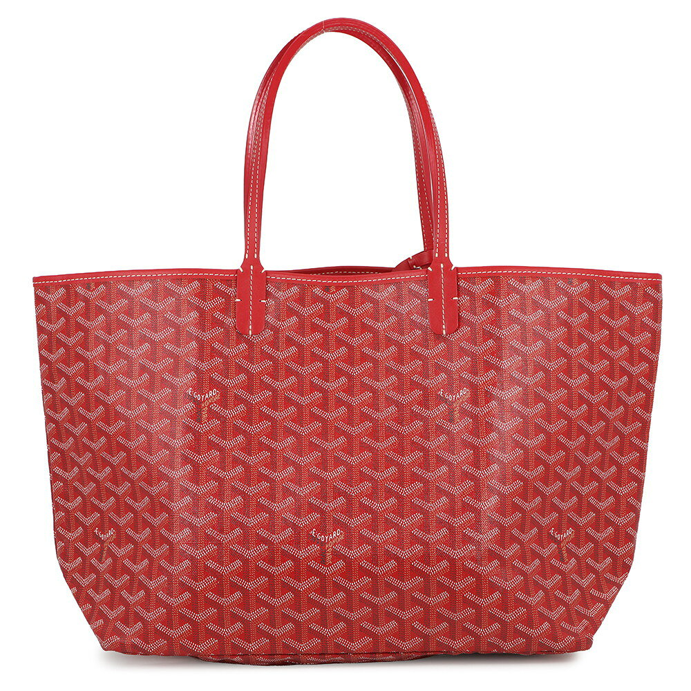 ゴヤール トートバッグ サンルイPM PVC/レザー STLOUIPMLTY02CL02P GOYARD ポーチ付き 【安心保証】 【中古】 ゴヤール バッグ GOYARD BAG