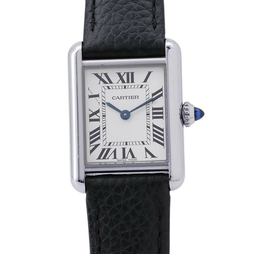 カルティエ タンク マスト SM WSTA0042 Cartier 腕時計 シルバー文字盤 クォーツ 【安心保証】 【中古】 カルティエ タンク マスト Cartier カルティエ 中古