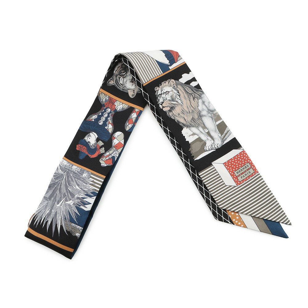 Rakuten - エルメス スカーフ ツイリー グラン・テアトル・ヌーヴォー Grand Theatre Nouveau HERMES シルク 2022年春夏 黒 【中古】 エルメス スカーフ エルメス ツイリー HERMES SCARF TWIILY