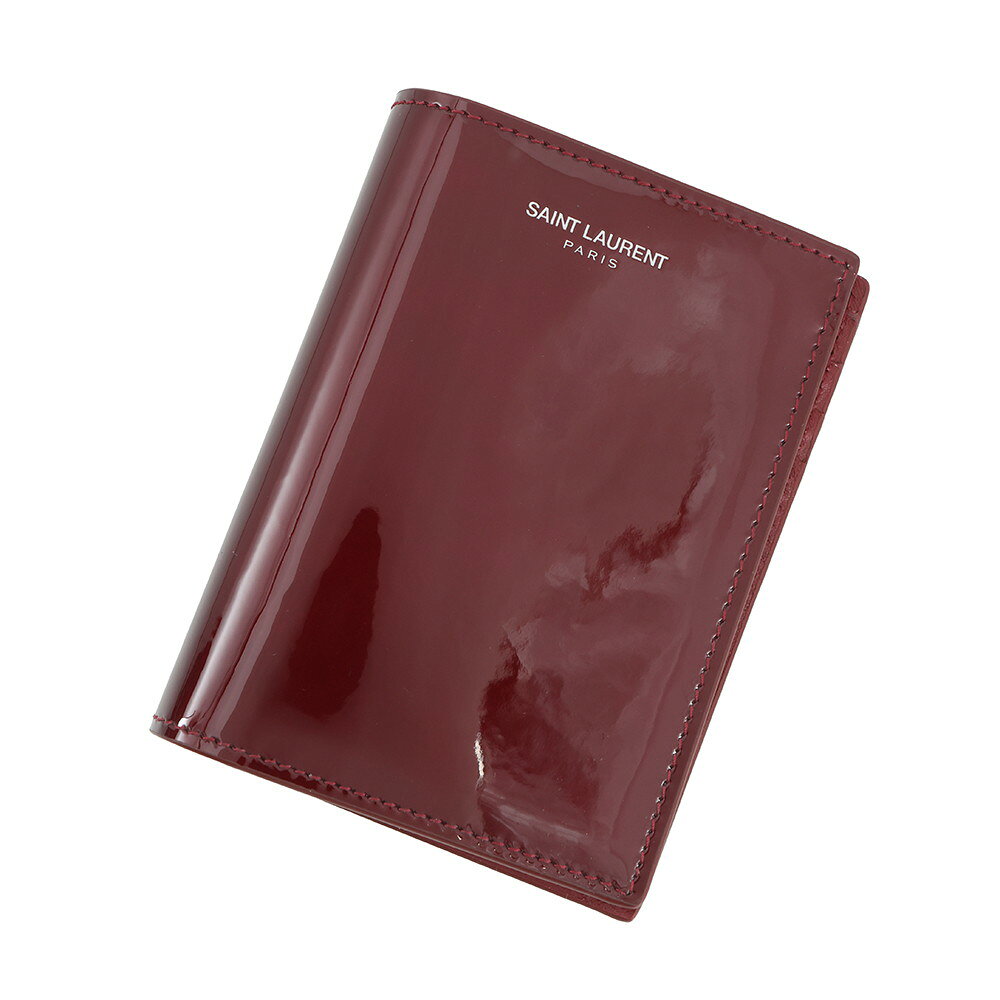 Rakuten - サンローランパリ 二つ折り財布 クレジットカードウォレット パテントレザー 668726 SAINT LAURENT PARIS 【中古】 サンローランパリ 財布 レディース SAINT LAURENT PARIS WALLET
