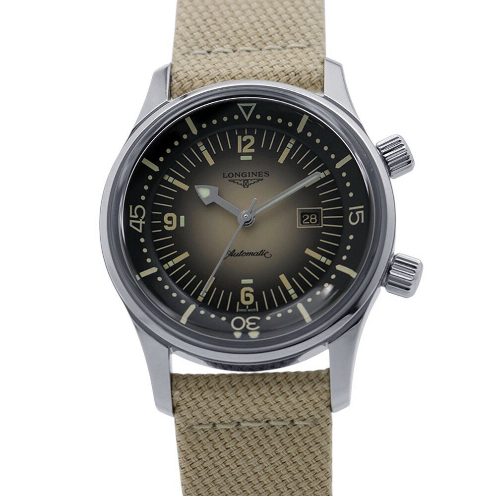 ロンジン レジェンドダイバー デイト L3.374.4.30.2 LONGINES 腕時計 ベージュ文字盤 ロンジン レジェンドダイバー LONGINES ロンジン 新品