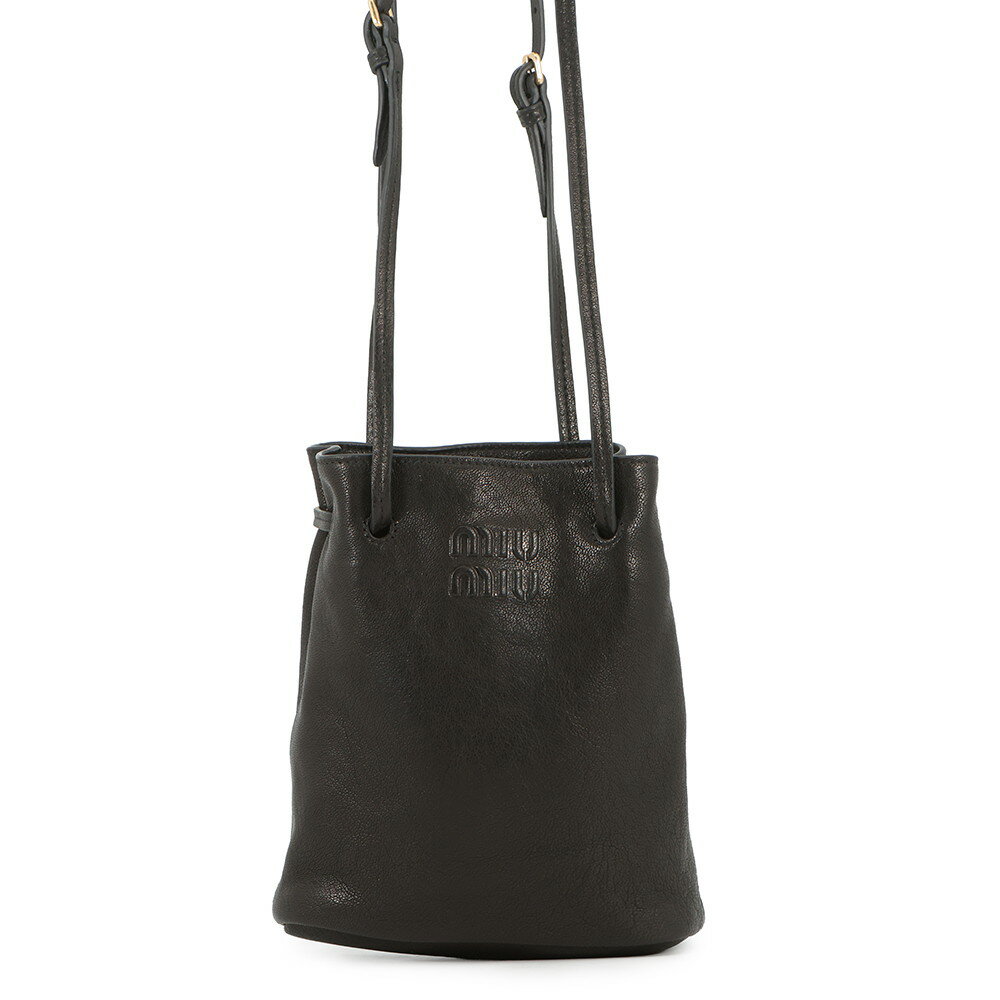 Rakuten - ミュウミュウ ショルダーバッグ ミニ ナッパレザー 5NF460 Miu Miu バッグ 黒 【安心保証】 【中古】 ミュウミュウ バッグ レディース Miu Miu BAG