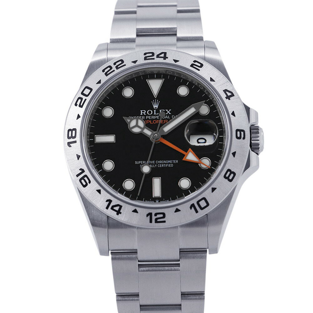 Rakuten - ロレックス エクスプローラー2 ランダムシリアル ルーレット 226570 ROLEX 腕時計 黒文字盤 【安心保証】 【中古】 ロレックス エクスプローラー2 ROLEX ロレックス 中古