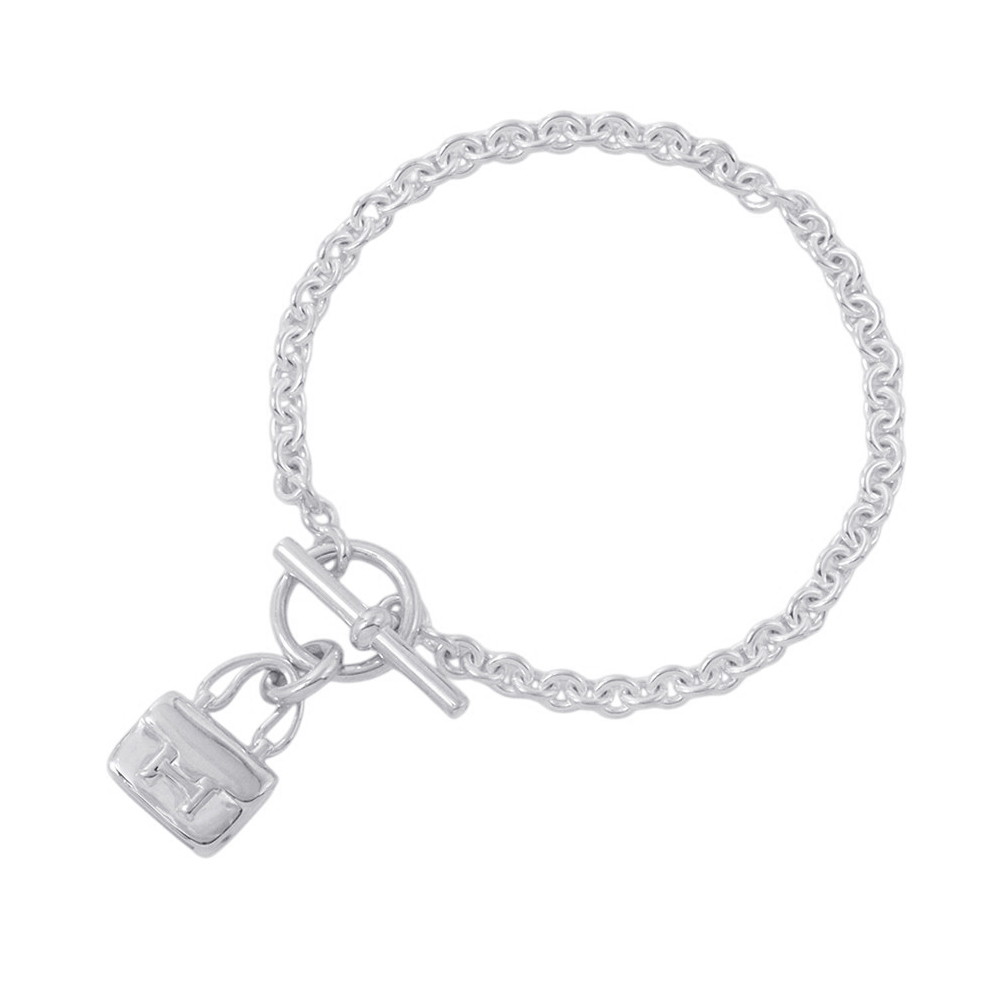 Rakuten - エルメス ブレスレット アミュレット コンスタンス SV925シルバー HERMES ジュエリー 【安心保証】 【中古】 エルメス ブレスレット HERMES 中古