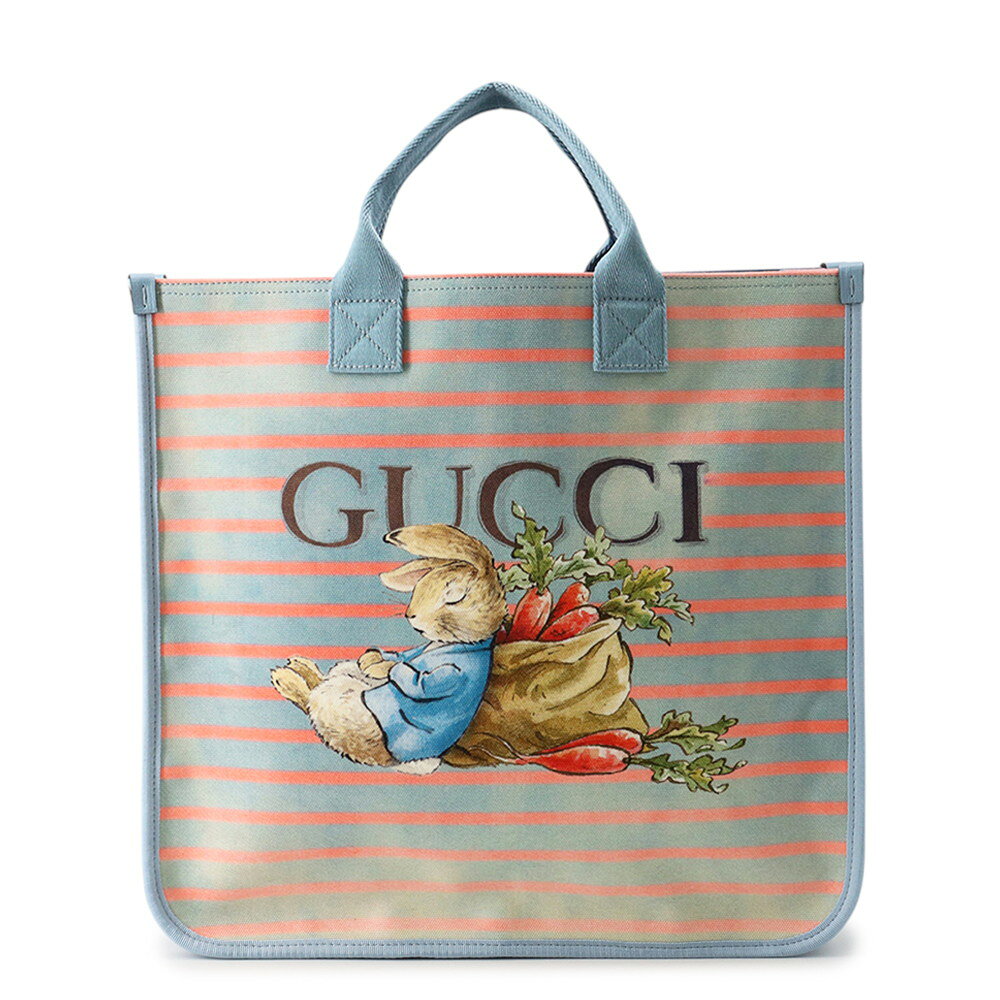 GUCCI - グッチ トートバッグ チルドレンズ ピーターラビット キャンバス 605831 GUCCI バッグ ハンドバッグ 【安心保証】 【中古】 グッチ バッグ GUCCI BAG