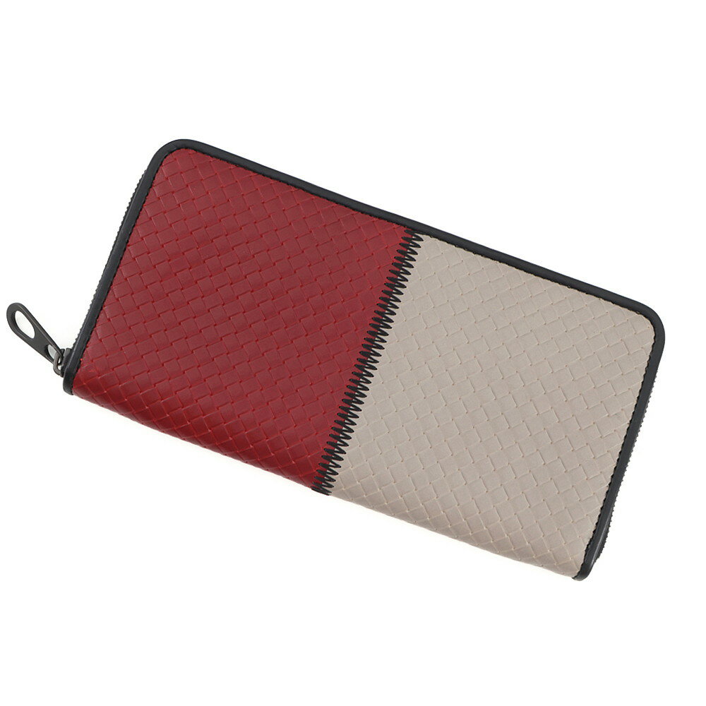 Rakuten - ボッテガヴェネタ 長財布 イントレチャート バイカラー ラウンドファスナー ロングウォレット 510643 BOTTEGA VENETA 【安心保証】 【中古】 ボッテガヴェネタ 長財布 BOTTEGA VENETA WALLET