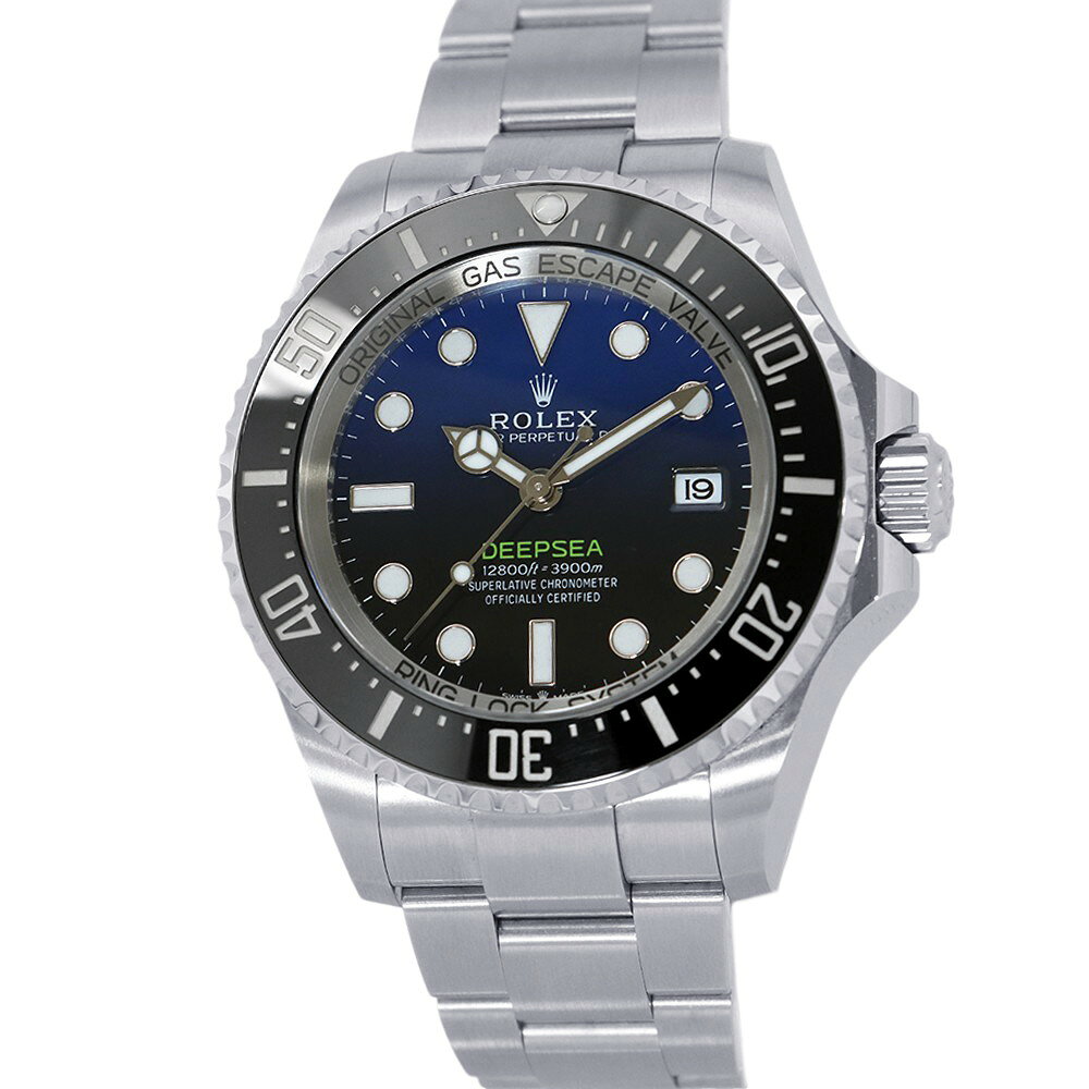 樂天商城 - ロレックス ディープシー ランダムシリアル ルーレット 136660 ROLEX 腕時計 Dブルー文字盤 【安心保証】 【中古】 ロレックス ディープシー ROLEX ロレックス 中古