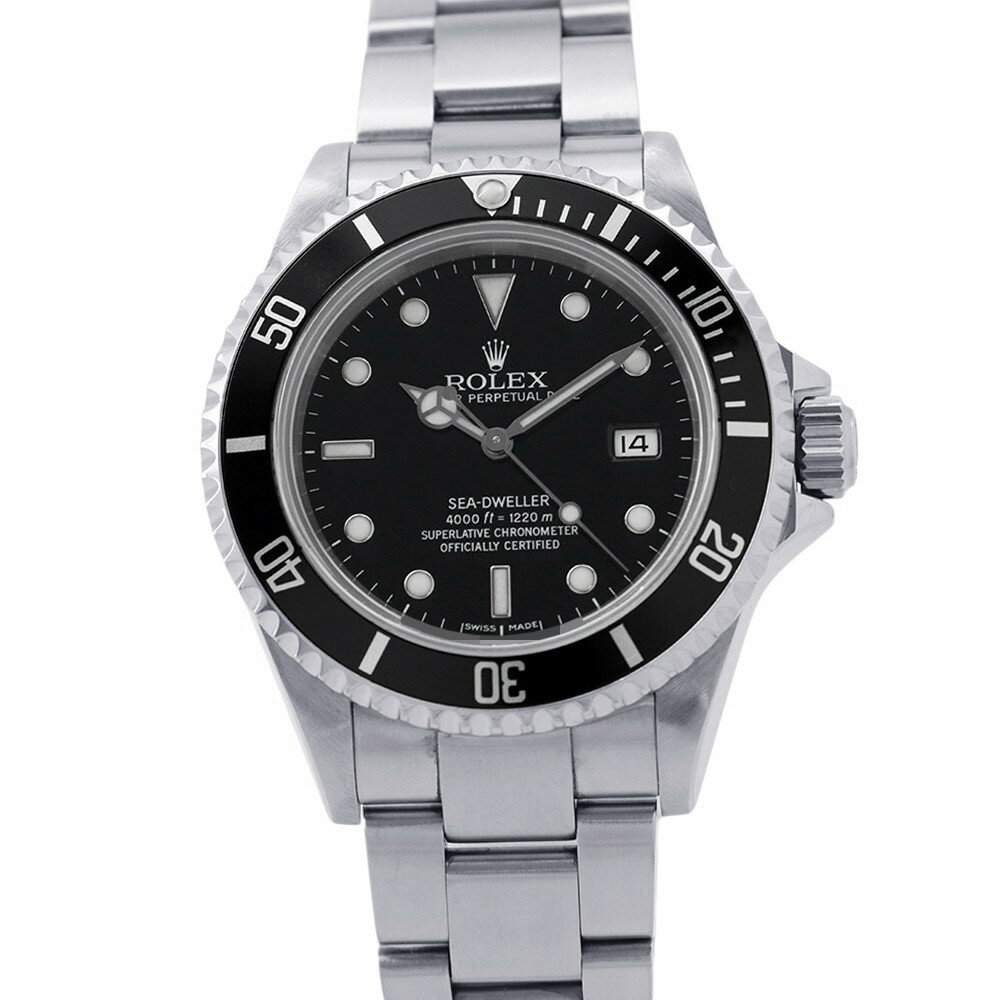 乐天商城 - ロレックス シードゥエラー F番 16600 ROLEX 腕時計 ウォッチ 黒文字盤 【安心保証】 【中古】 ロレックス シードゥエラー ROLEX ロレックス 中古