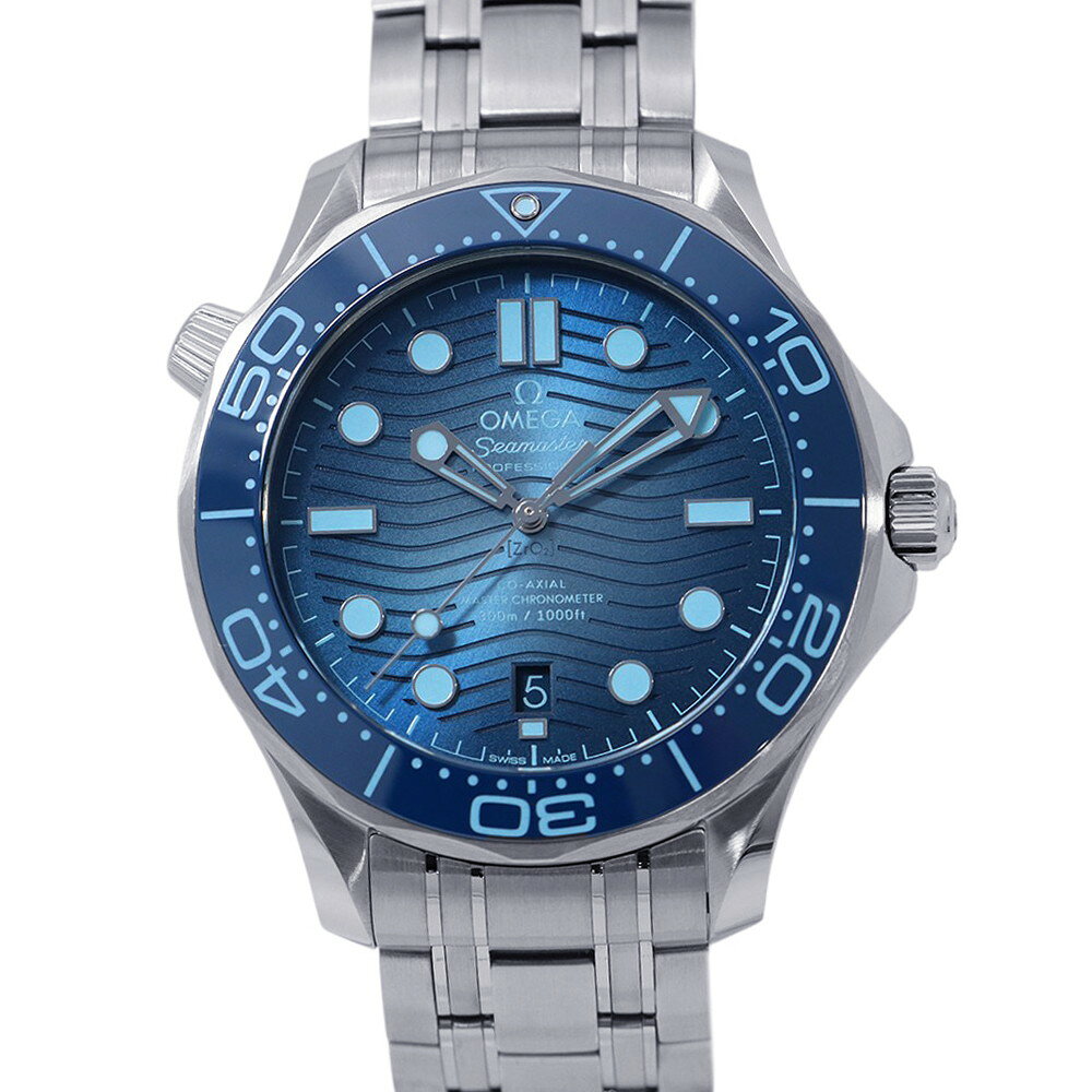 樂天商城 - オメガ シーマスター ダイバー コーアクシャル 210.30.42.20.03.003 OMEGA 腕時計 ブルー文字盤 サマーブルー 【安心保証】 【中古】 オメガ シーマスター OMEGA オメガ 中古