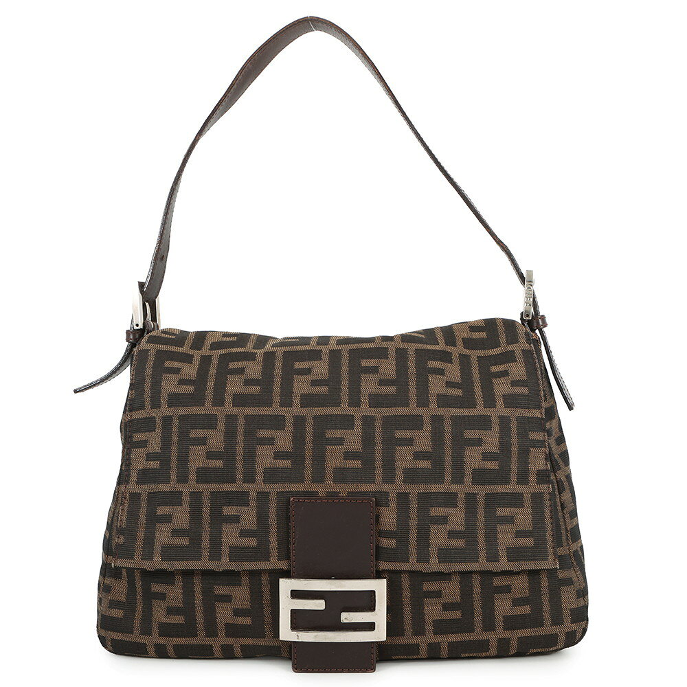FENDI - フェンディ ハンドバッグ ズッカ マンマバケット キャンバス 26325 FENDI ワンショルダーバッグ 【安心保証】 【中古】 フェンディ バッグ レディース FENDI BAG
