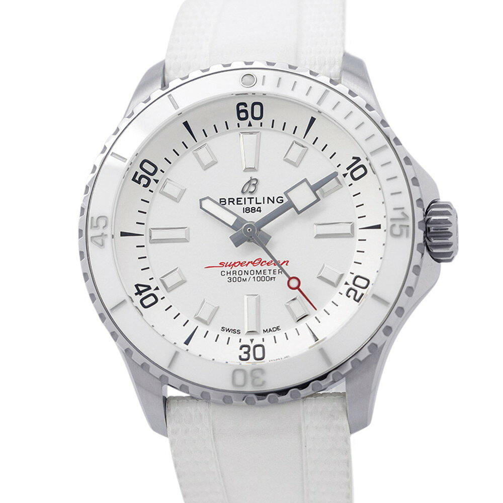 樂天商城 - ブライトリング スーパーオーシャン オートマチック 42 ジャパンエディション A17375A71A1S1 BREITLING 腕時計 白文字盤 【安心保証】 【中古】 ブライトリング スーパーオーシャン BREITLING ブライトリング 中古