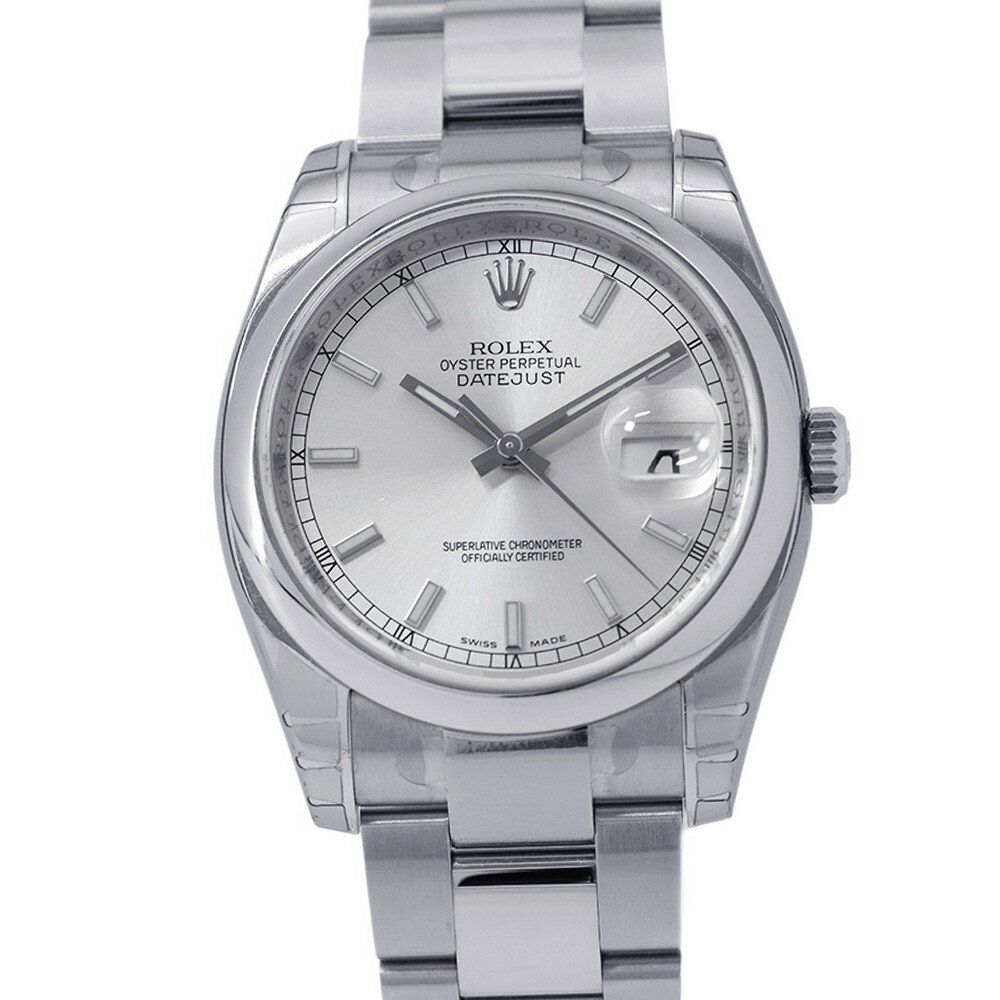 ロレックス デイトジャスト36 V番 116200 ROLEX 腕時計 シルバー文字盤 【安心保証】 ...