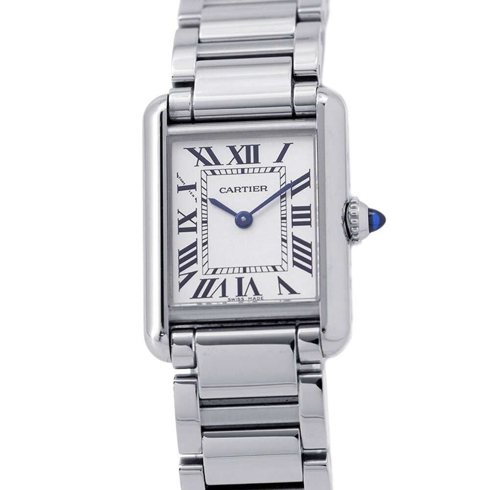 カルティエ タンク マスト SM WSTA0051 Cartier 腕時計 シルバー文字盤 クォーツ 【安心保証】 【中古】 カルティエ タンク マスト Cartier カルティエ 中古