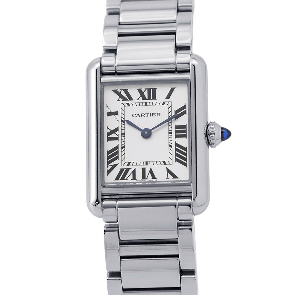 カルティエ タンク マスト SM WSTA0051 Cartier 腕時計 シルバー文字盤 クォーツ 【安心保証】 【中古】 カルティエ タンク マスト Cartier カルティエ 中古