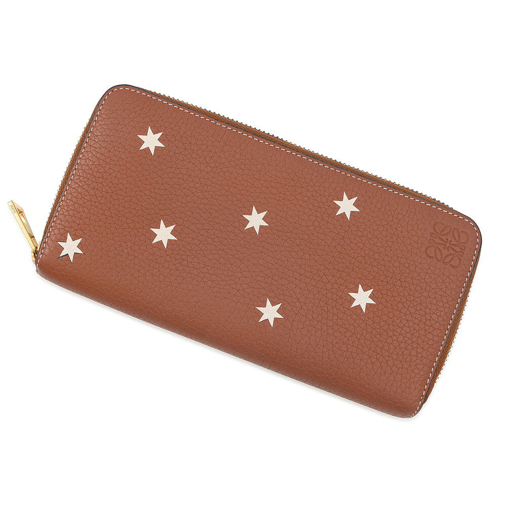 ロエベ 長財布 スターモチーフ ロング ウォレット レザー 199N41CF13 LOEWE 財布 【安心保証】 【中古】 ロエベ 財布 ロエベ LOEWE WALLET
