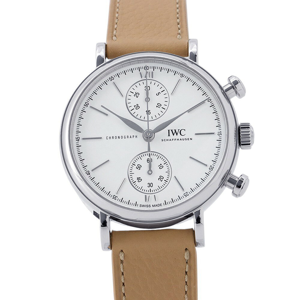 IWC ポートフィノ クロノグラフ 39 IW391502 腕時計 白文字盤 【中古】 IWC ポートフィノ IWC 中古