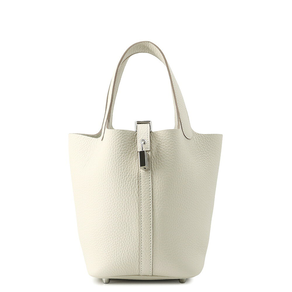 エルメス ハンドバッグ ピコタンロックPM クレ/シルバー金具 トリヨンクレマンス K刻印 HERMES トートバッグ   エルメス ピコタンロック ピコタン バッグ レディース HERMES Picotin Lock HERMES BAG