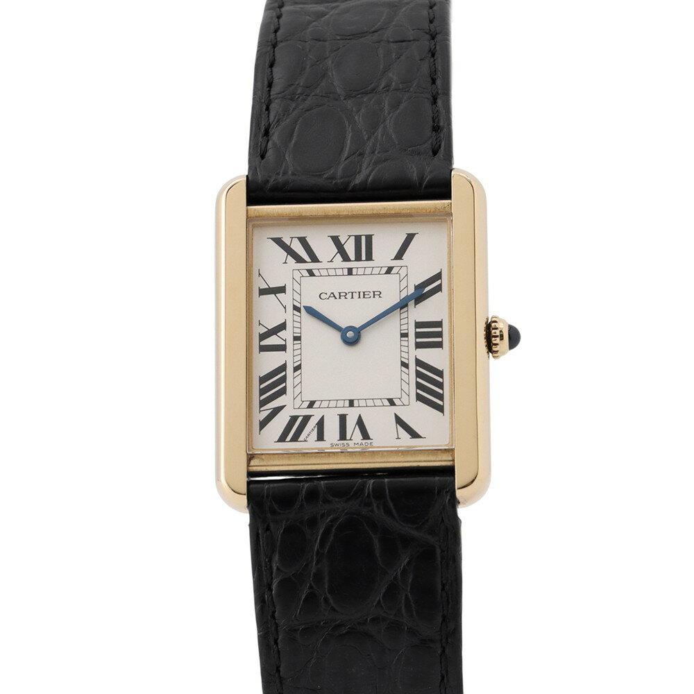 カルティエ タンクソロ LM W1018855 Cartier 腕時計 シルバー文字盤 【安心保証】 ...