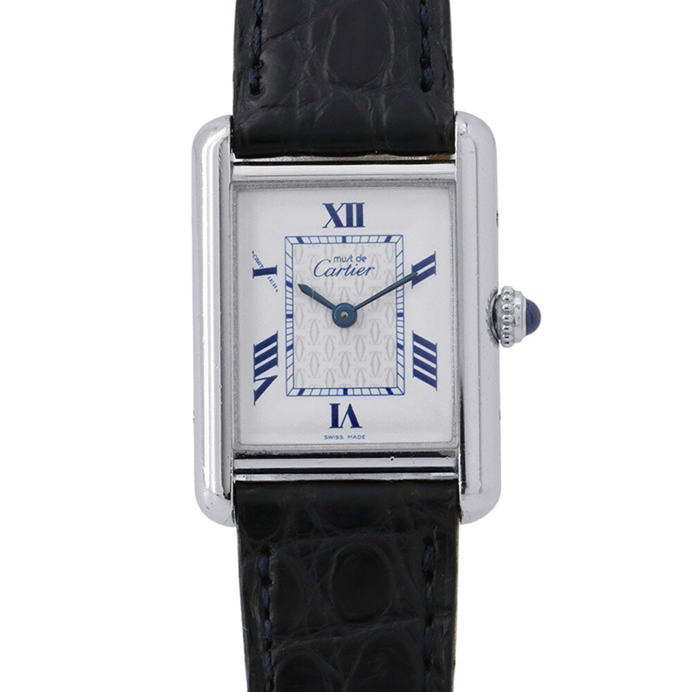 カルティエ マストタンク MM W1014054 Cartier 腕時計 白文字盤 ヴィンテージ 【安心保証】 【中古】 カルティエ マストタンク Cartier カルティエ 中古