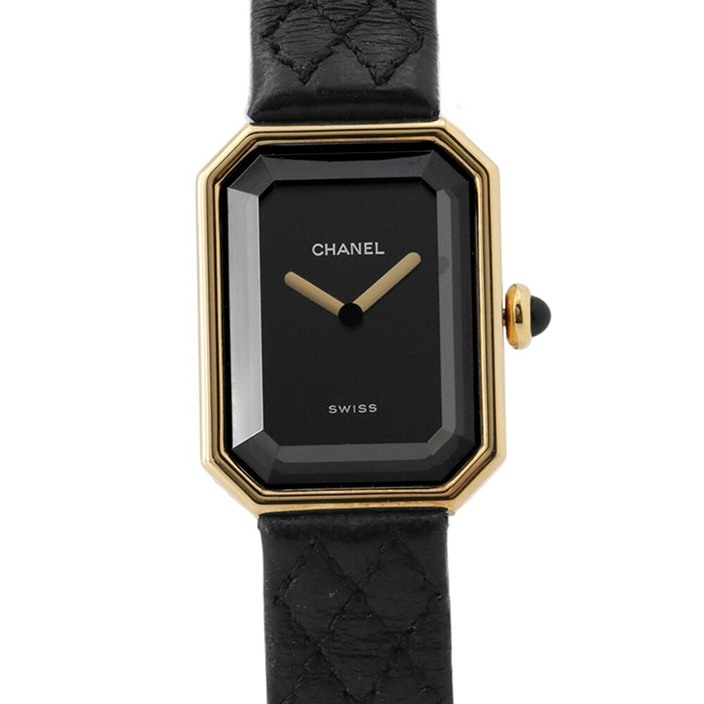 シャネル プルミエール H0090 CHANEL 腕時計 黒文字盤 レディース クォーツ 【安心保証】 【中古】 シャネル プルミエール CHANEL シャネル 中古