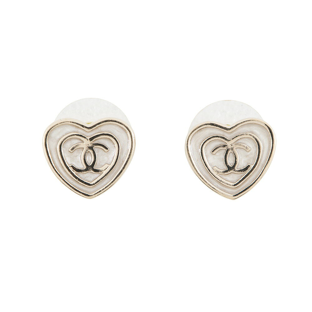 シャネル ピアス ココマーク メタル ハート ピアス B24S ABD346 CHANEL アクセサリー 【安心保証】 【中古】 シャネル ピアス CHANEL