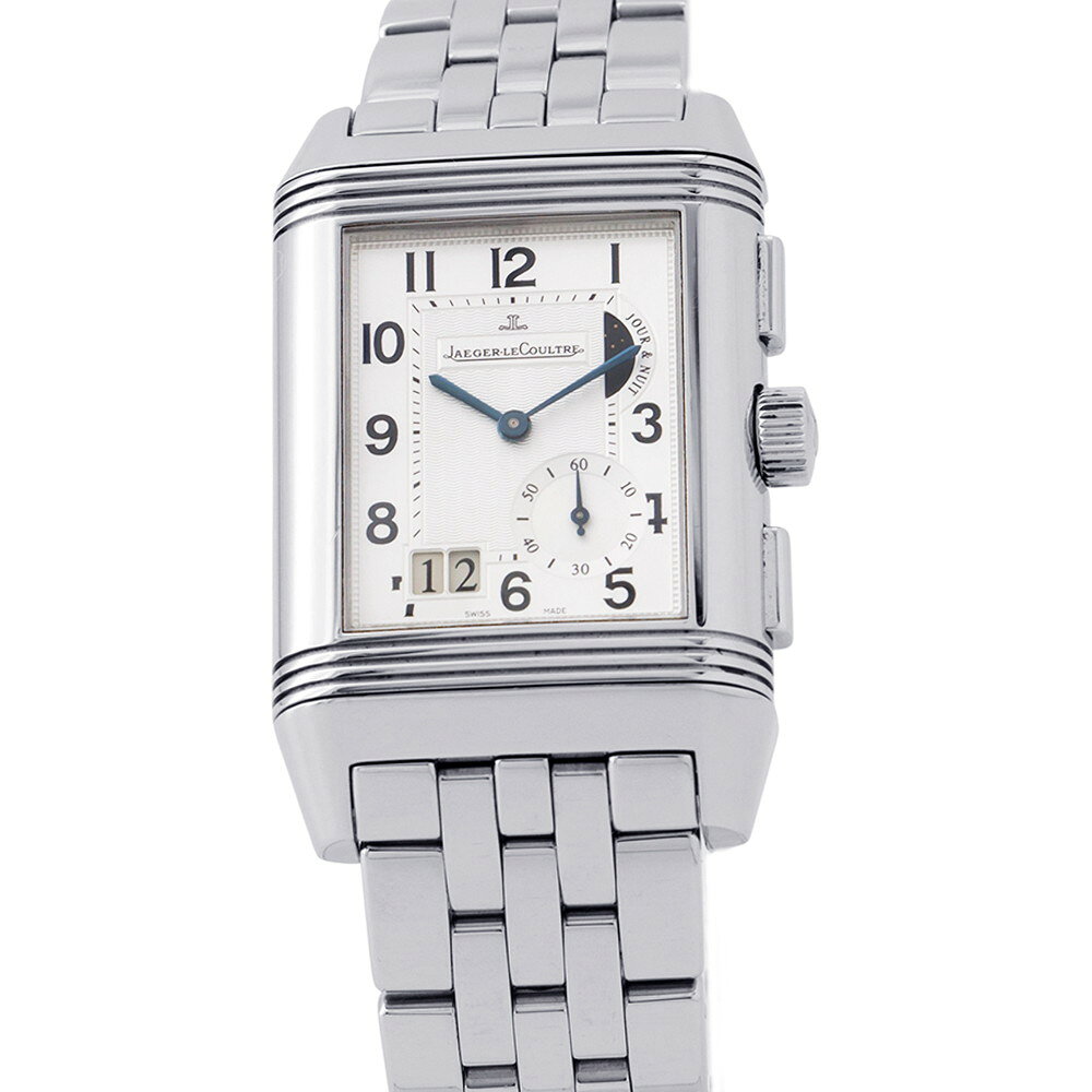 ジャガールクルト レベルソ グランド GMT Q3028120 JAEGER-LECOULTRE 腕時計 シルバー/黒文字盤 【安心保証】 【中古】 ジャガールクルト レベルソ JAEGER-LECOULTRE ジャガールクルト 中古