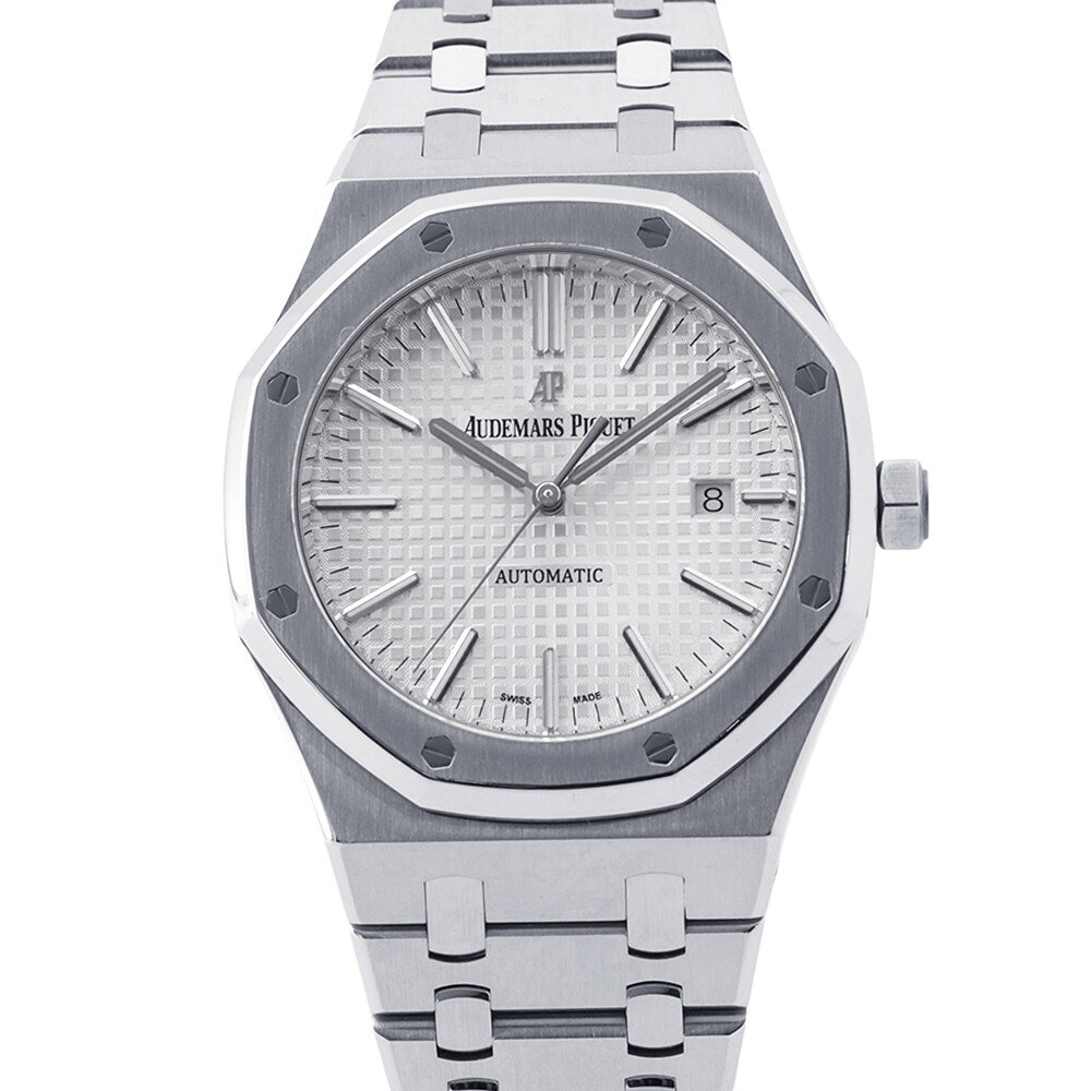 オーデマピゲ ロイヤルオーク 15400ST.OO.1220ST.02 AUDEMARS PIGUET 腕時計 ウォッチ シルバー文字盤 【安心保証】 【中古】 オーデマピゲ ロイヤルオーク AUDEMARS PIGUET オーデマピゲ 中古