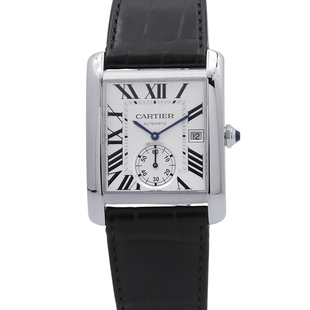カルティエ タンクMC W5330003 Cartier 腕時計 シルバー文字盤 【安心保証】 【中古】 カルティエ タンク Cartier カルティエ 中古