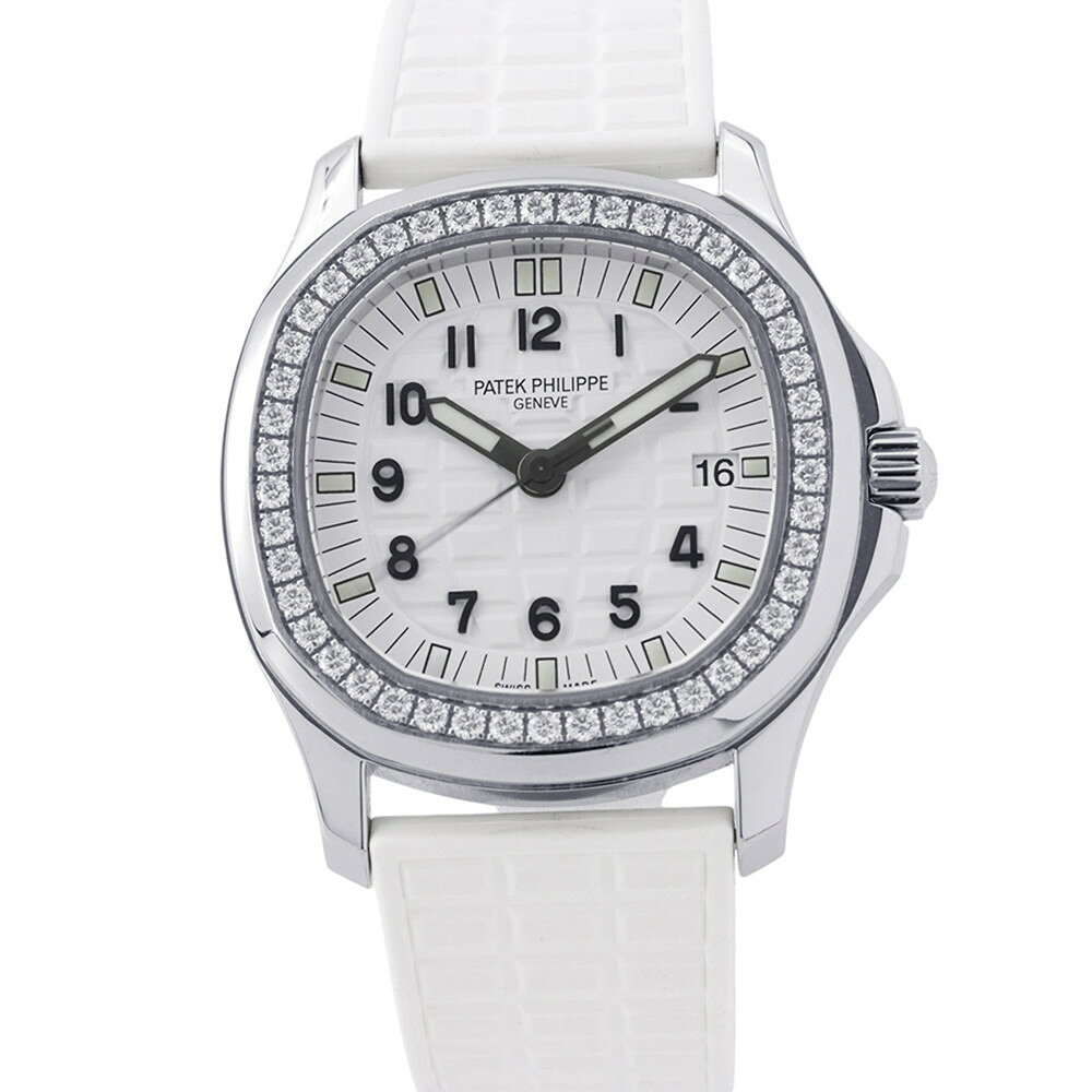 パテックフィリップ アクアノート ルーチェ ダイヤベゼル 5067A-011 PATEK PHILIPPE 腕時計 白文字盤 【安心保証】 【中古】 パテックフィリップ アクアノート PATEK PHILIPPE パテックフィリップ 中古