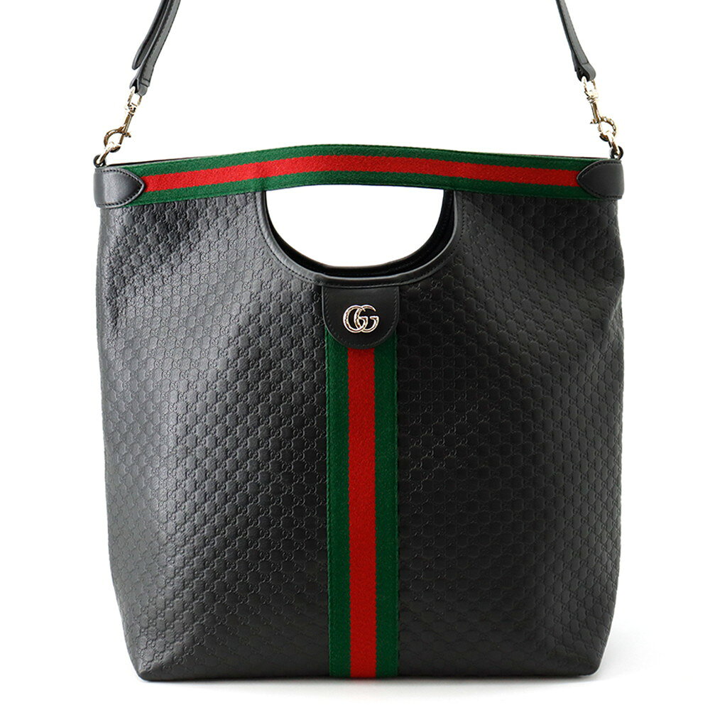 グッチ トートバッグ オフィディア GGエンボス レザー 865452 GUCCI ウェブ 日本限定 黒 【安心保証】 【中古】 グッチ バッグ メンズ GUCCI BAG