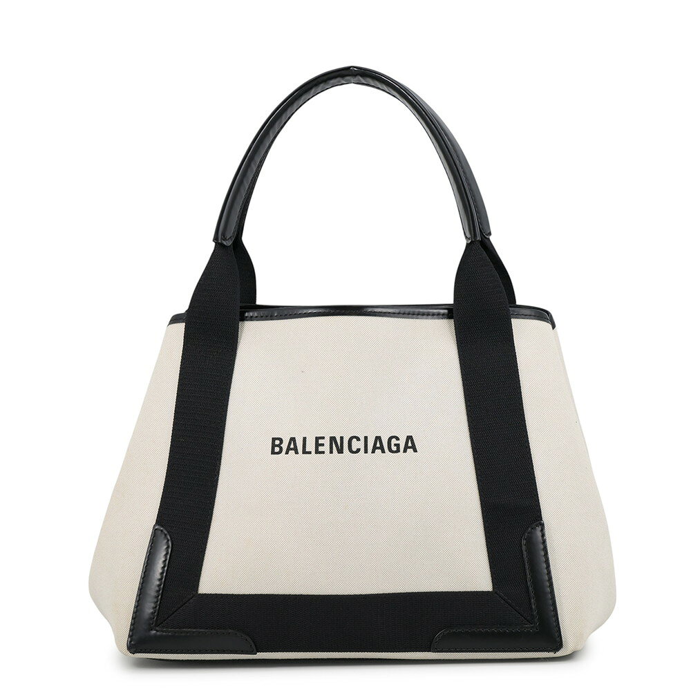 バレンシアガ トートバッグ ネイビーカバス S ポーチ付 339933 BALENCIAGA 【安心保証】 【中古】 バレンシアガ バッグ BALENCIAGA BAG