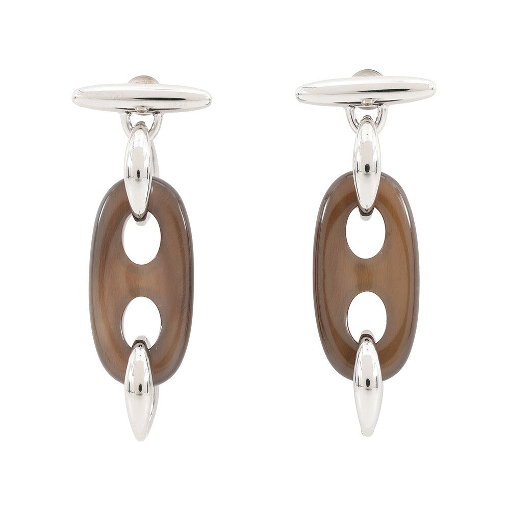 エルメス ピアス リヴァージュPM バッファローホーン/メタル HERMES アクセサリー 【中古】 エルメス アクセサリー エルメス HERMES