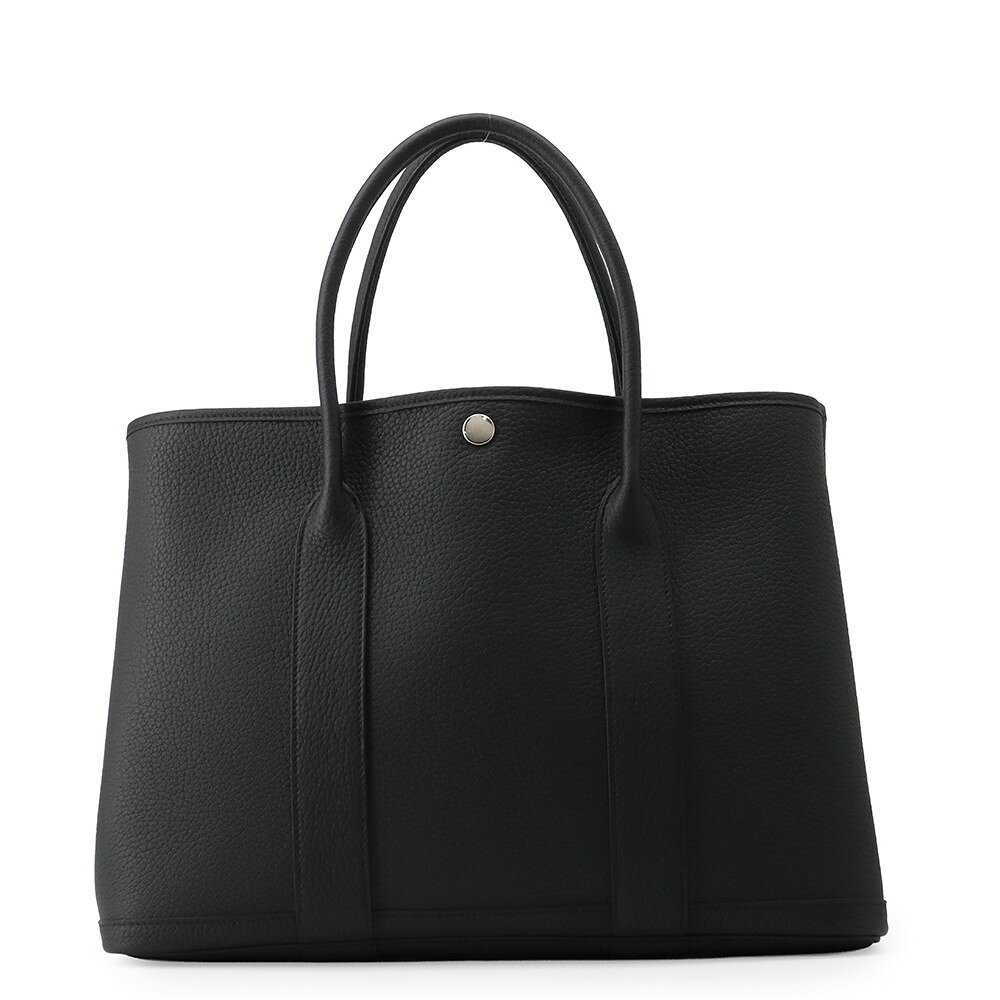 エルメス トートバッグ ガーデンパーティPM ブラック/シルバー金具 ネゴンダ K刻印 HERMES Garden Party 黒  エルメス ガーデンパーティ エルメス バッグ エルメス レディース HERMES BAG