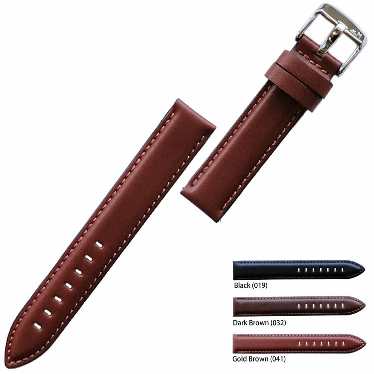 商品情報素材/材質カーフ（牛革）カラー/サイズ/長さ[カラー]Black/ブラック(019)Dark Brown /ダークブラウン(032)　Gold Brown/ゴールドブラウン(041)[展開サイズ]18mm,20mm,22mm[サイズ]時計幅(mm) 18/20/22尾錠幅(mm) 18/20/22[長さ]男性サイズ：6 時側/120 mm 12 時側/75 mm[厚さ]4.8mm商品説明上質なカーフを使用した厚手のモデルです。取付け幅と尾錠幅が同サイズのストレート仕様となっています。ダニエルウェリントンのサイズ展開にも対応しています。クリッカーについて時計幅12mm以上のベルトは、オプション選択でクリッカー(ワンタッチ簡単交換)をお選びいただけます。ご希望の方は、「希望する」をお選び頂き、購入手続きにお進みください。【ご注意】※ベルトに多少加工跡がつく場合がございますので、ご了承ください。※湾曲しているバネ棒が使用されている腕時計にはご使用頂けません。ご注意こちらの商品は当店実店舗でも販売しております。在庫数の更新は随時行っておりますが、 お買い上げいただいた商品が、品切れになってしまうこともございます。 その場合、お客様には必ず連絡をいたしますが、万が一入荷予定がない場合は、 キャンセルさせていただく場合もございますことをあらかじめご了承ください。 モニターの発色により実際と色合いが異なる場合がございますので、あらかじめご了承ください。上質なカーフを使用した厚手のモデルです。 取付け幅と尾錠幅が同サイズのストレート仕様となっています。 ダニエルウェリントンのサイズ展開にも対応しています。 商品情報 素材/材質 カーフ（牛革） カラー/サイズ/長さ [カラー] Black/ブラック(019) Dark Brown /ダークブラウン(032)　 Gold Brown/ゴールドブラウン(041) [展開サイズ] 18mm,20mm,22mm [サイズ] 時計幅(mm) 18/20/22 尾錠幅(mm) 18/20/22 [長さ] 男性サイズ：6 時側/120 mm 12 時側/75 mm [厚さ] 4.8mm 時計幅(mm) 18 20 22 美錠幅(mm) 18 20 22 厚さ(mm) 4.8 4.8 4.8 厚さはクリッカー加工前の数値のため、加工後は0.3～0.5mm程度厚くなる場合があります。