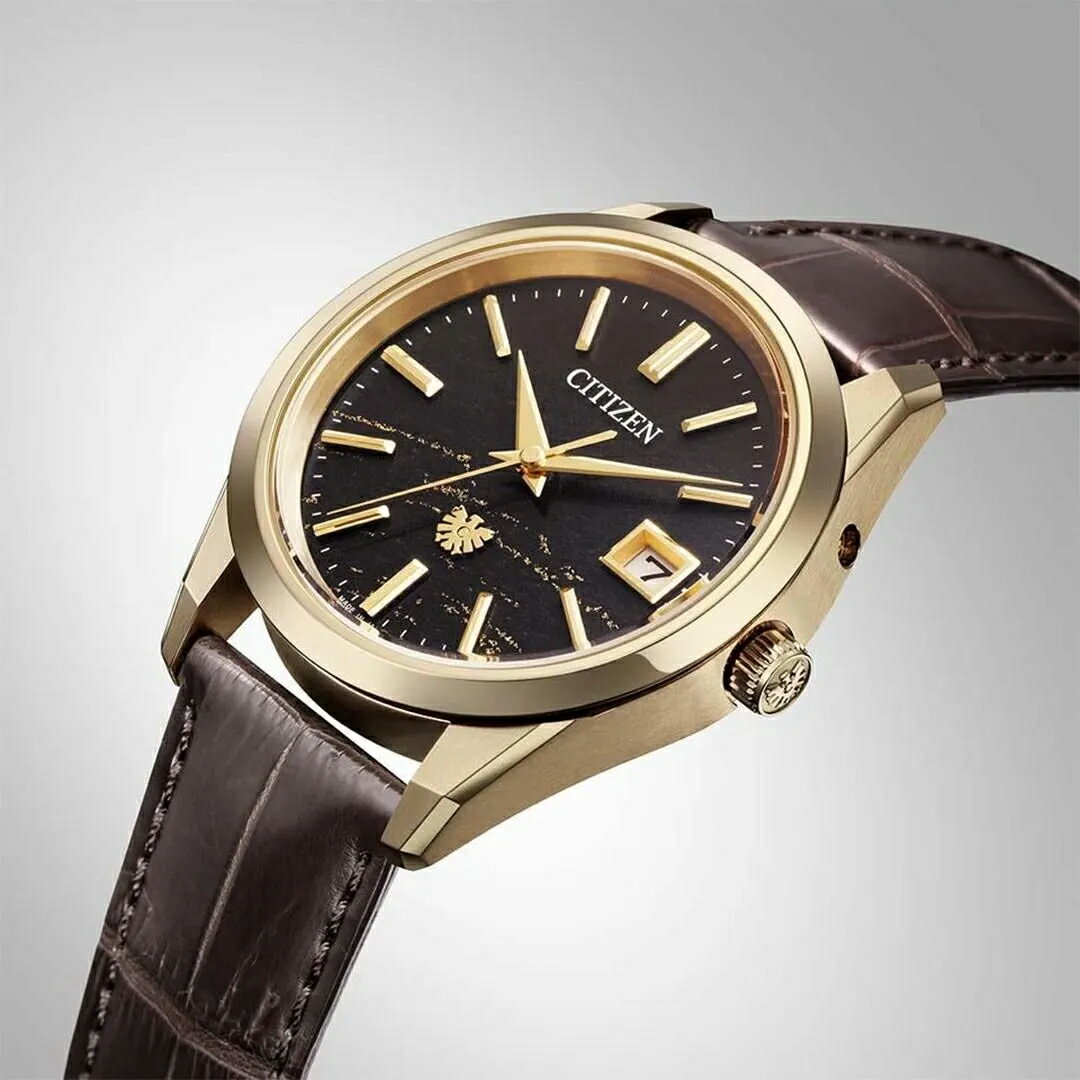 ◎ポイント10倍◎ 【限定400本】【最長10年保証】シチズン ザ・シチズン AQ4103-16W 38mm 38ミリ メンズ 腕時計 新品 正規品 ブラック 黒 黒色 The CITIZEN Iconic Nature Collection「秋」チタン 送料無料 限定