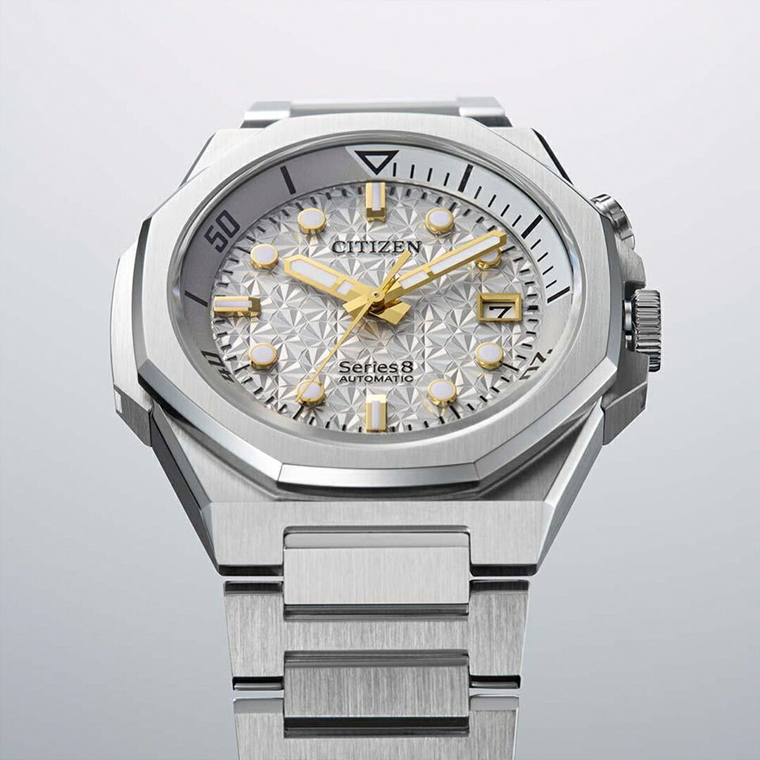 ＼全品2,000円OFFクーポン配布中／◎ポイント10倍◎ ＼10月9日発売／【世界限定1,200本】シチズン シリーズ8 NB6060-58H 42mm 42ミリ メンズ 腕時計 新品 正規品 ビジネス シルバー 銀 銀色 CITIZEN series8 シリーズエイト 機械式 890 メカニカル 送料無料