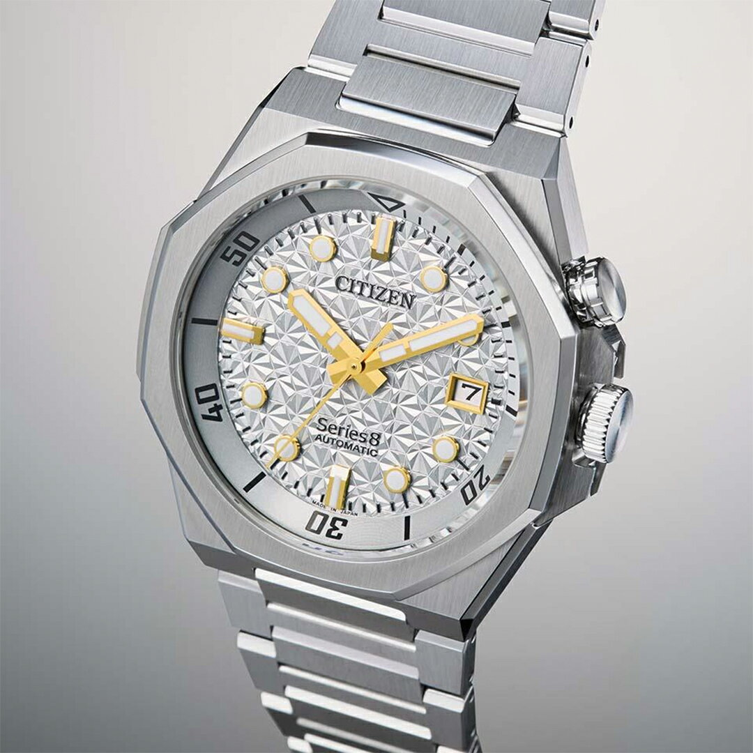 ＼全品2,000円OFFクーポン配布中／◎ポイント10倍◎ ＼10月9日発売／【世界限定1,200本】シチズン シリーズ8 NB6060-58H 42mm 42ミリ メンズ 腕時計 新品 正規品 ビジネス シルバー 銀 銀色 CITIZEN series8 シリーズエイト 機械式 890 メカニカル 送料無料