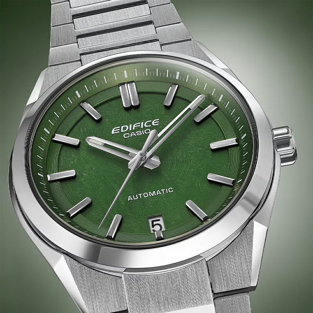 ＼全品2,000円OFFクーポン(スーパーSALE期間)／カシオ エディフィス EFK-100YD-3AJF 39mm 39ミリ メンズ 腕時計 メンズ腕時計 正規品 ブランド ビジネス メカニカル 自動巻き グリーン 緑 緑色 CASIO EDIFICE AUTOMATIC 送料無料