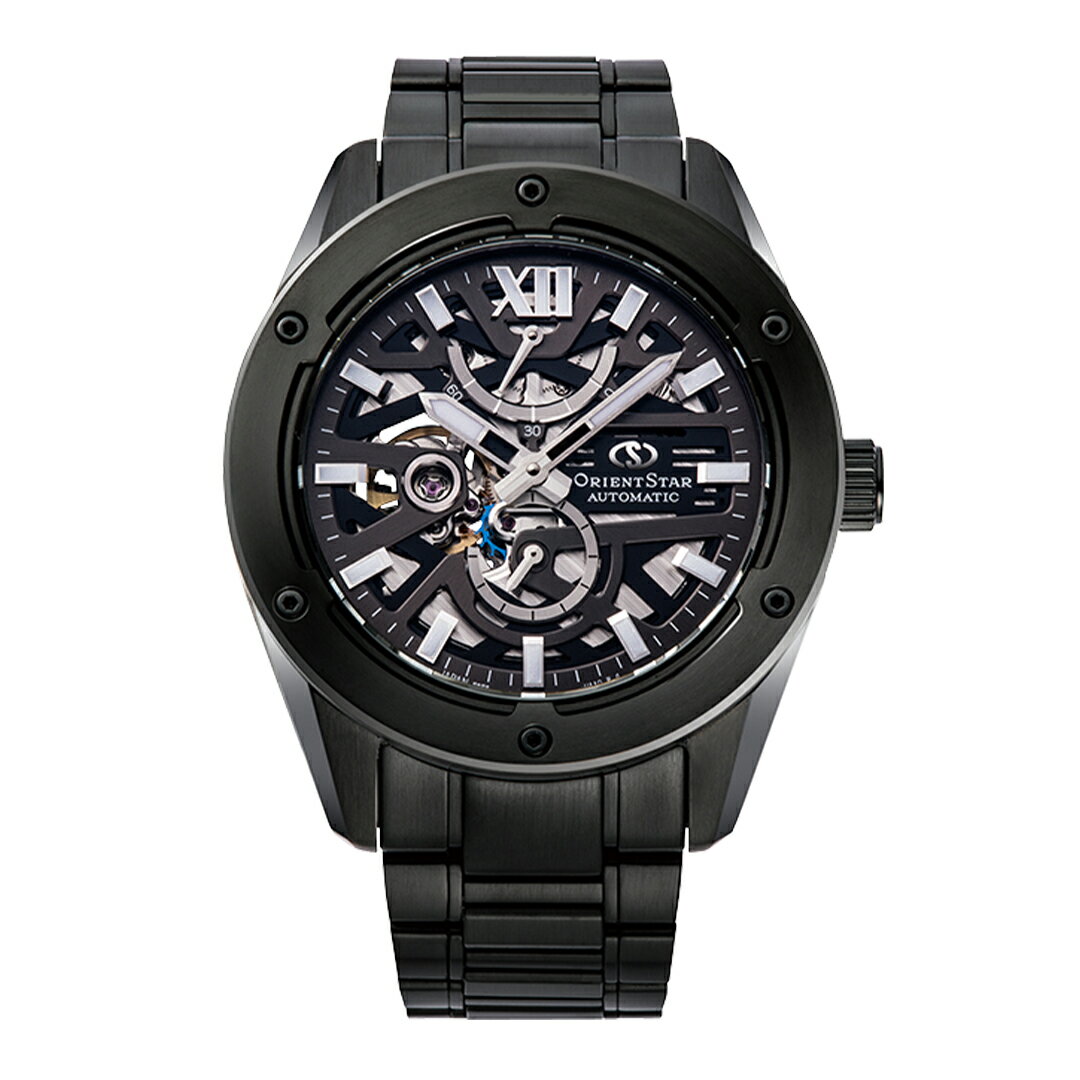 ◎ポイント10倍◎ オリエントスター コンテンポラリー M34 RK-BZ0004B 42mm 42ミリ メンズ 腕時計 メンズ腕時計 新品 正規品 ビジネス ブラック 黒 黒色 ORIENTSTAR アバンギャルド F8 スケルトン 送料無料