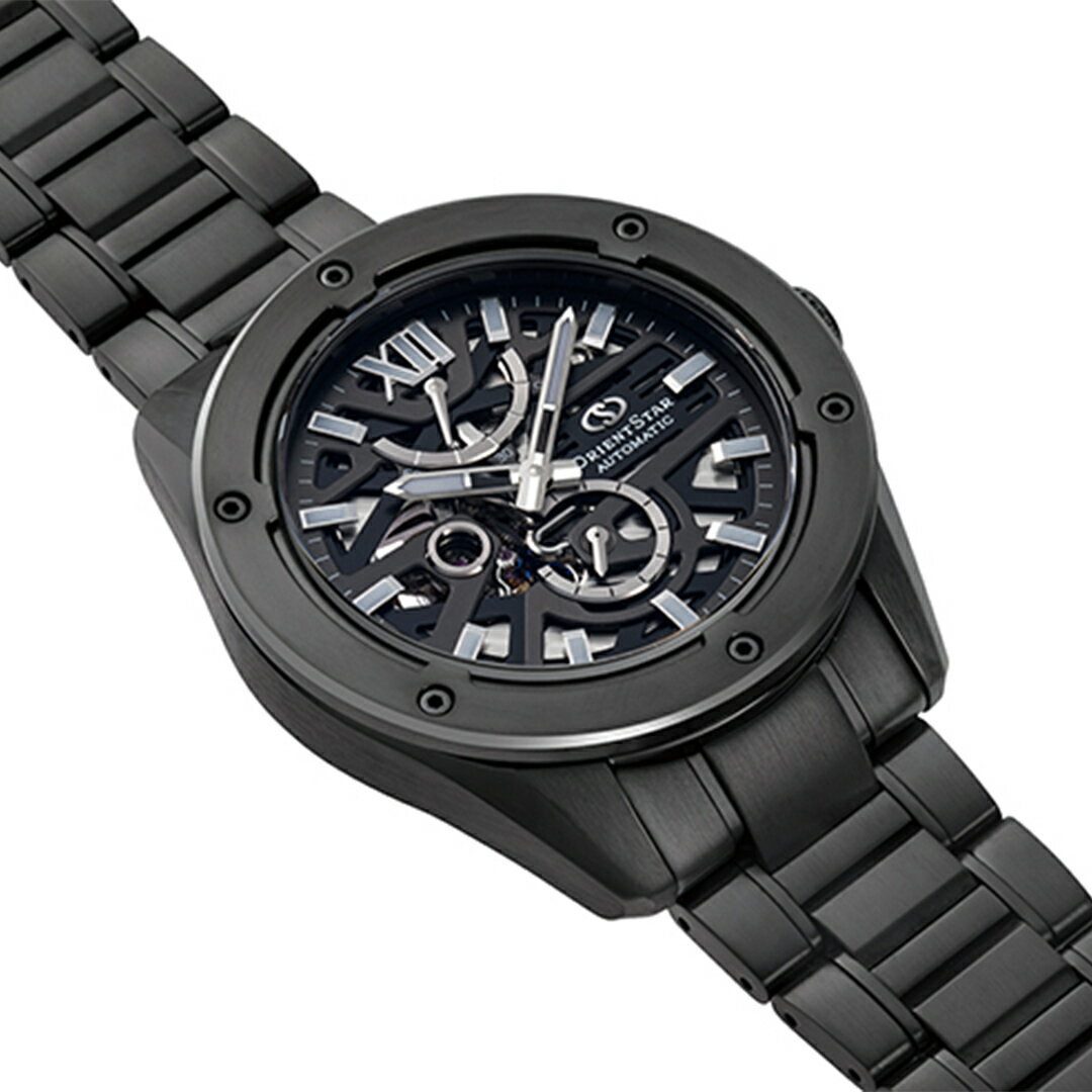 ◎ポイント10倍◎ オリエントスター コンテンポラリー M34 RK-BZ0004B 42mm 42ミリ メンズ 腕時計 メンズ腕時計 新品 正規品 ビジネス ブラック 黒 黒色 ORIENTSTAR アバンギャルド F8 スケルトン 送料無料