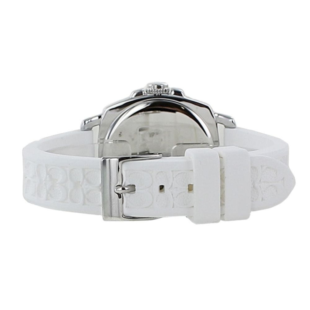 コーチ 時計 レディース 腕時計 手表 ボーイフレンド スモール ホワイト シリコンベルト こーち 女性用 とけい 彼女 奥さん 妻 お母さん 母親 姪っ子 女の子友達 上司 誕生日ギフト 記念日プレゼント サプライズ 成人 卒業 入学