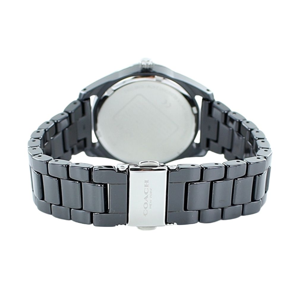 COACH コーチ 時計 レディース 腕時計 手表 プレストン クリスタル ブラック セラミック こーち 可愛い おしゃれ サプライズ ファッション アクセサリー 記念日 彼女 妻 奥さん 恋人 好きな人 誕生日プレゼント 成人 卒業 入学