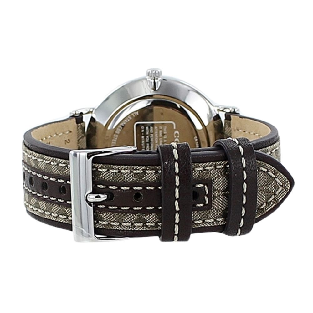 コーチ 時計 レディース ボーイズサイズ 腕時計 手表 perry ベリー シルバー ブラウン レザー 革 こーち 可愛い 定番 おしゃれ シンプル サプライズ ファッション アクセサリー 記念日 彼女 妻 奥さん 恋人 好きな人 誕生日プレゼント 成人 卒業 入学