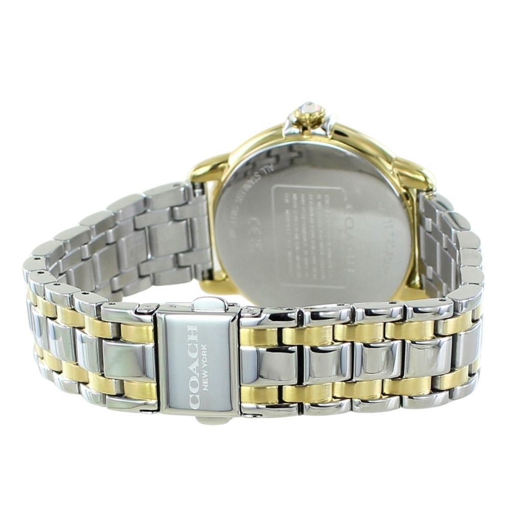 コーチ 腕時計 手表 レディース ブランド シンプル おしゃれ アーデン ツートーン ブレスレット 時計 大人 女性 女性用腕時計 誕生日 結婚祝い 結婚記念日 プレゼント 仕事用 通勤 通学 成人式 入学祝い 女友達 彼女 妻 母 女性 誕生日プレゼント 成人 卒業 入学