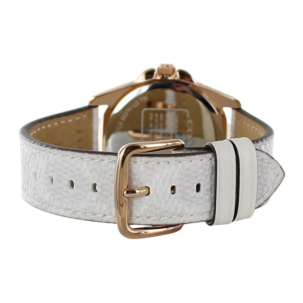 コーチ 腕時計 手表 レディース 女性 誕生日プレゼント グレイソン かわいい 時計 ローズゴールド ホワイト レザー こーち 可愛い 定番 おしゃれ シンプル サプライズ ファッション アクセサリー 記念日 彼女 妻 奥さん 恋人 好きな人 誕生日プレゼント 成人 卒業 入学