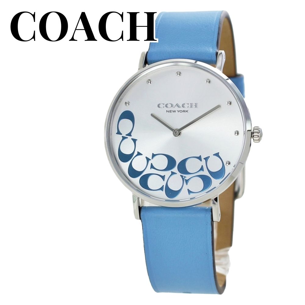 コーチ 腕時計 男性 女性 誕生日プレゼント メンズ レディース ユニセックス ペリー 水色 スリム 時計 革ベルト 妻 嫁 彼女 プレゼント ギフト 【&nbsp;PERRY（ペリー）コレクション&nbsp;】 ※こちらは男女兼用でお使い...