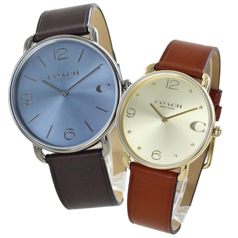 ぺアウォッチ コーチ ペア 腕時計 エリオット お揃い カップル ブラック ブラウン レザー ベルト おしゃれ ブランド 時計 結婚 婚約 ペアギフト おすすめ お揃い お祝い 彼氏 彼女 夫婦 両親 感謝 ありがとう ギフト 贈り物 サプライズ 誕生日プレゼント 卒業 入学 お祝い